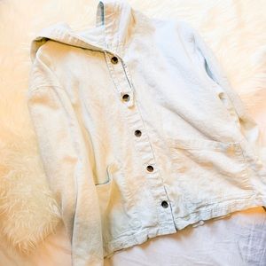 J. Jill hemp hooded jacket